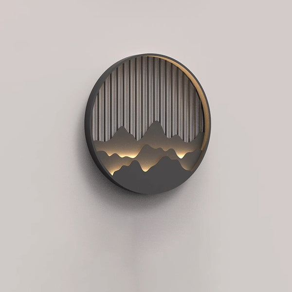 Applique murale d'extérieur à LED pour peinture de paysage