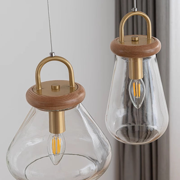 Creative personality glass chandelier