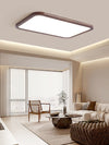 LED-Deckenleuchte aus Walnussholz