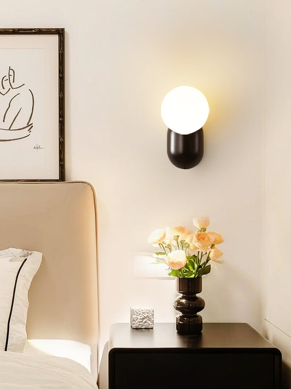 Applique murale de chambre de style nordique crème