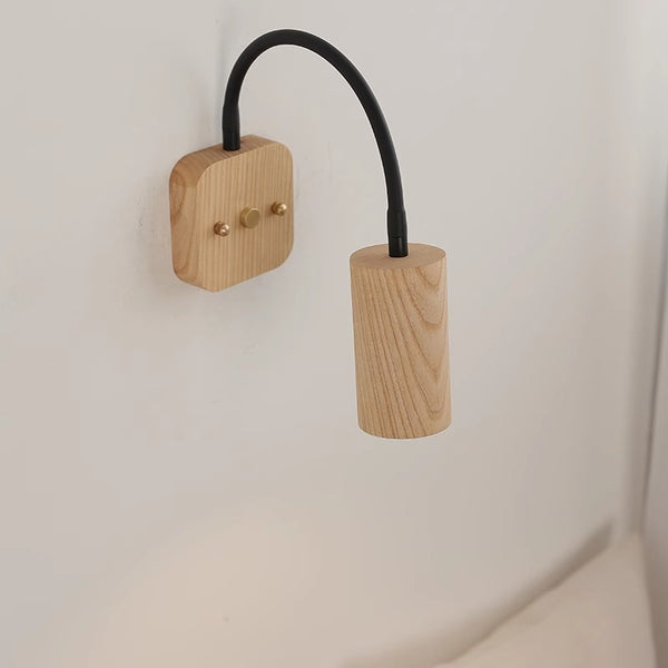 Lampe de chevet murale rotative rétro