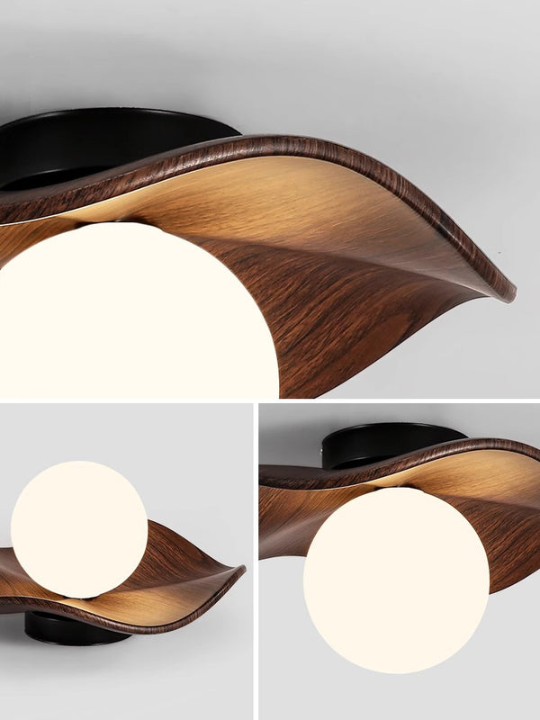 Creative lotus leaf aisle ceiling lamp