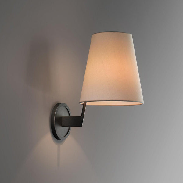 Retro fabric background wall lamp