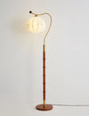 Lampadaire de chambre en bois massif de style médiéval