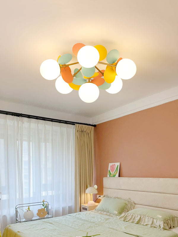 Lustre créatif Macaron pour chambre d'enfant