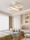 Creative airplane children's room ceiling lamp