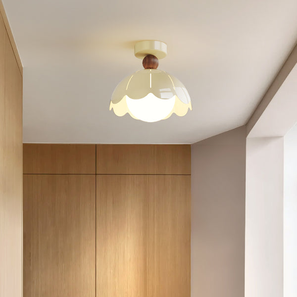 Medieval Cream Style Corridor Aisle Ceiling Lamp