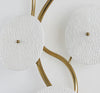Creative ceramic lotus leaf wall lamp