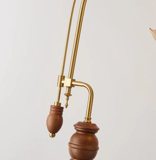 Medieval style bedroom bedside study flower table lamp