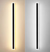 Black strip LED courtyard aisle wall light