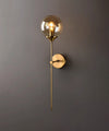 Nordic glass ball bedside corridor wall lamp