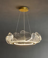 Creative Ginkgo Leaf Restaurant LED Chandelier