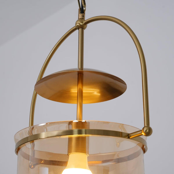 Lustre en verre simple et créatif