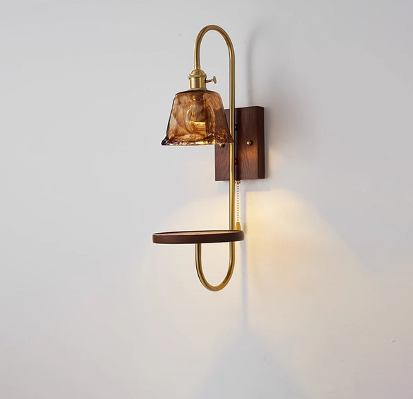 Wabi-sabi retro Japanese style study room restaurant bed and breakfast wall lamp