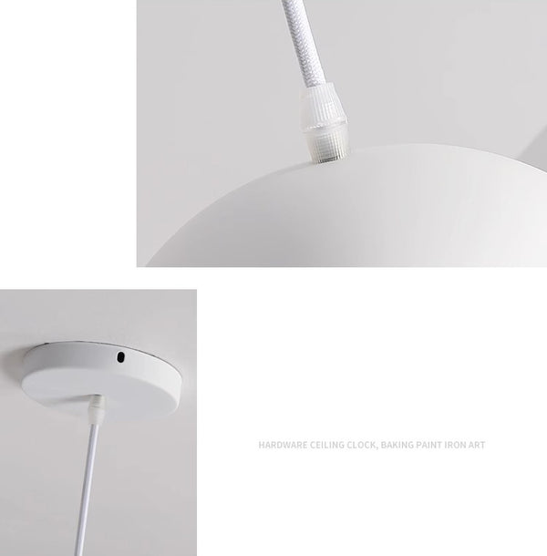 Creative straw hat chandelier