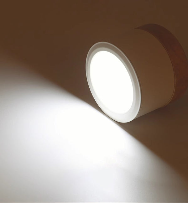 Plafonnier d'allée à LED en bois massif nordique