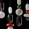 Nordic bedroom bedside glass chandelier