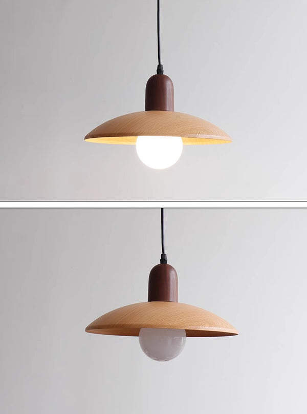 Japanese retro log style restaurant chandelier