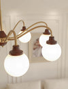 Retro cream style magic bean living room chandelier