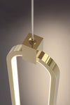 All copper bedroom bedside chandelie