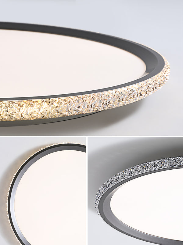 French crystal ceiling lamp
