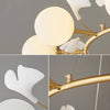 French creative ginkgo leaf living room chandelier