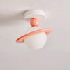 Cream Style Creative Planet Ceiling Lamp