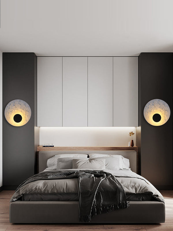 Mond Wandlampe