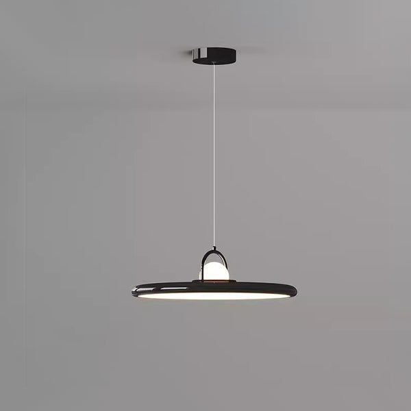 Medieval style flying saucer restaurant chandelier