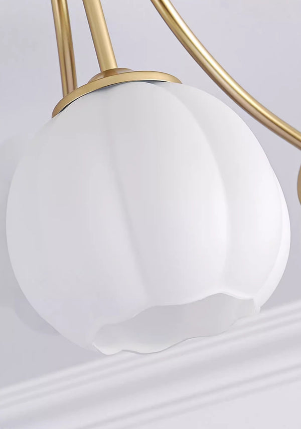 Nordic creative flower ceiling lamp