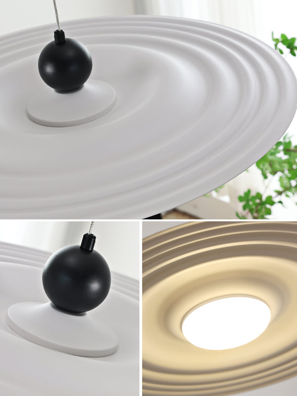Threaded UFO Chandelier