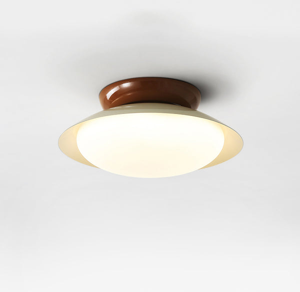 Japanese style bowl ceiling lamp