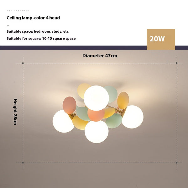 Lustre créatif Macaron pour chambre d'enfant