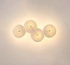 Creative ceramic lotus leaf wall lamp