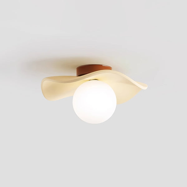 Creative lotus leaf aisle ceiling lamp