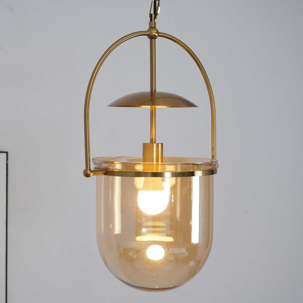 Lustre en verre simple et créatif