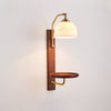 Vintage wabi-sabi cream style bedroom living room storage atmosphere wall lamp