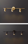 Applique murale de salle de bain à LED tout en cuivre