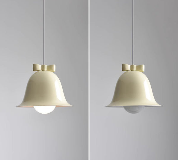 Lustre carillon éolien crème