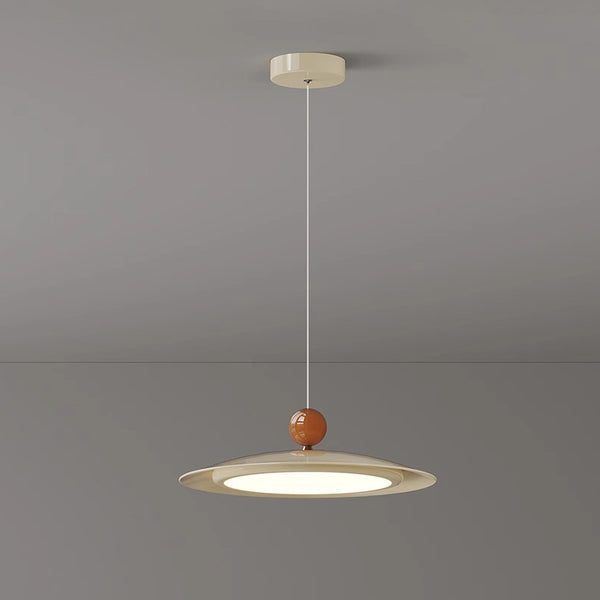 Swing arm flying saucer dining room chandelier