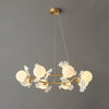 French creative ginkgo leaf living room chandelier