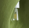 Wabi-sabi style green bedside small chandelier