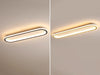 Elliptical strip LED corridor ceiling light