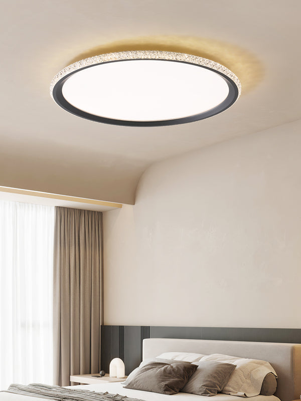 French crystal ceiling lamp