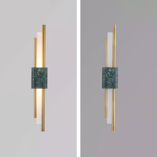 Marble bedroom bedside wall lamp