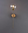 Nordic glass ball bedside corridor wall lamp