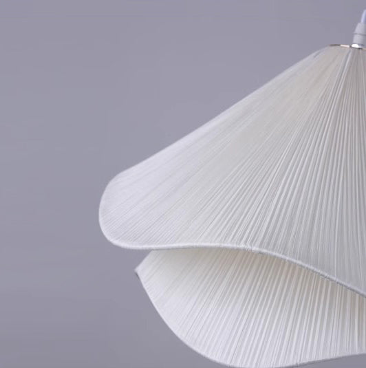 French cream style fabric restaurant chandelier
