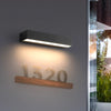 Nordic creative long strip LED outdoor wall light