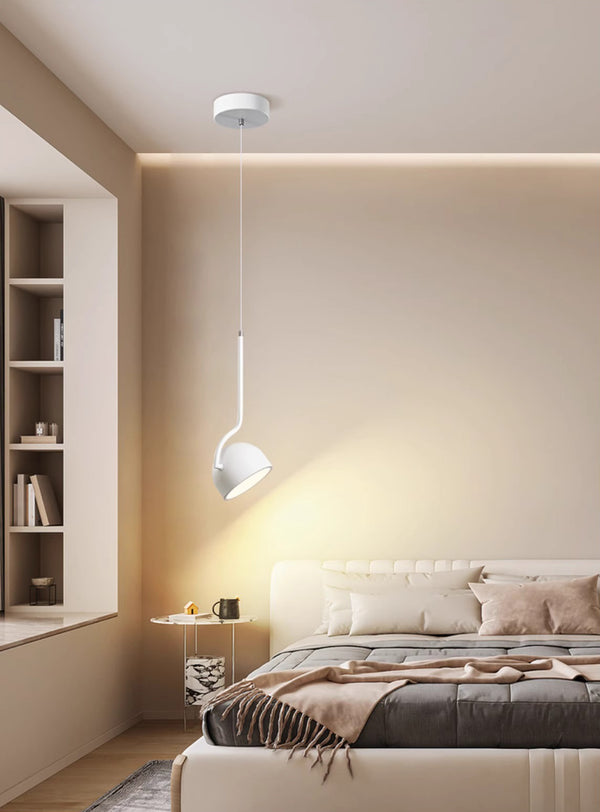 Nordic LED rotatable bedroom bedside Pendant light