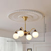 Retro cream style magic bean living room chandelier